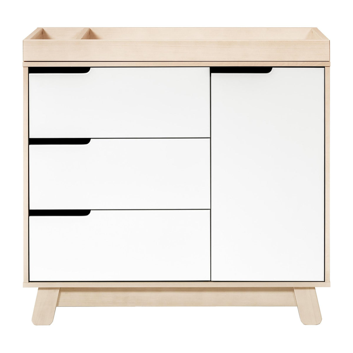 Babyletto Dressers Washed Natural / White Babyletto Hudson 3-Drawer Changer Dresser with Removable Changing Tray