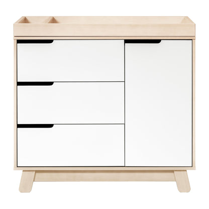 Babyletto Dressers Washed Natural / White Babyletto Hudson 3-Drawer Changer Dresser with Removable Changing Tray