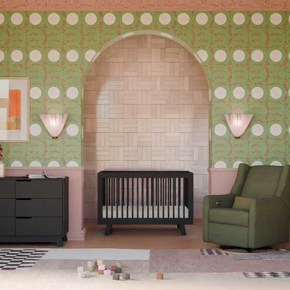 Babyletto Cribs Washed Natural Babyletto Hudson 3-in-1 Convertible Crib with Toddler Bed Conversion Kit