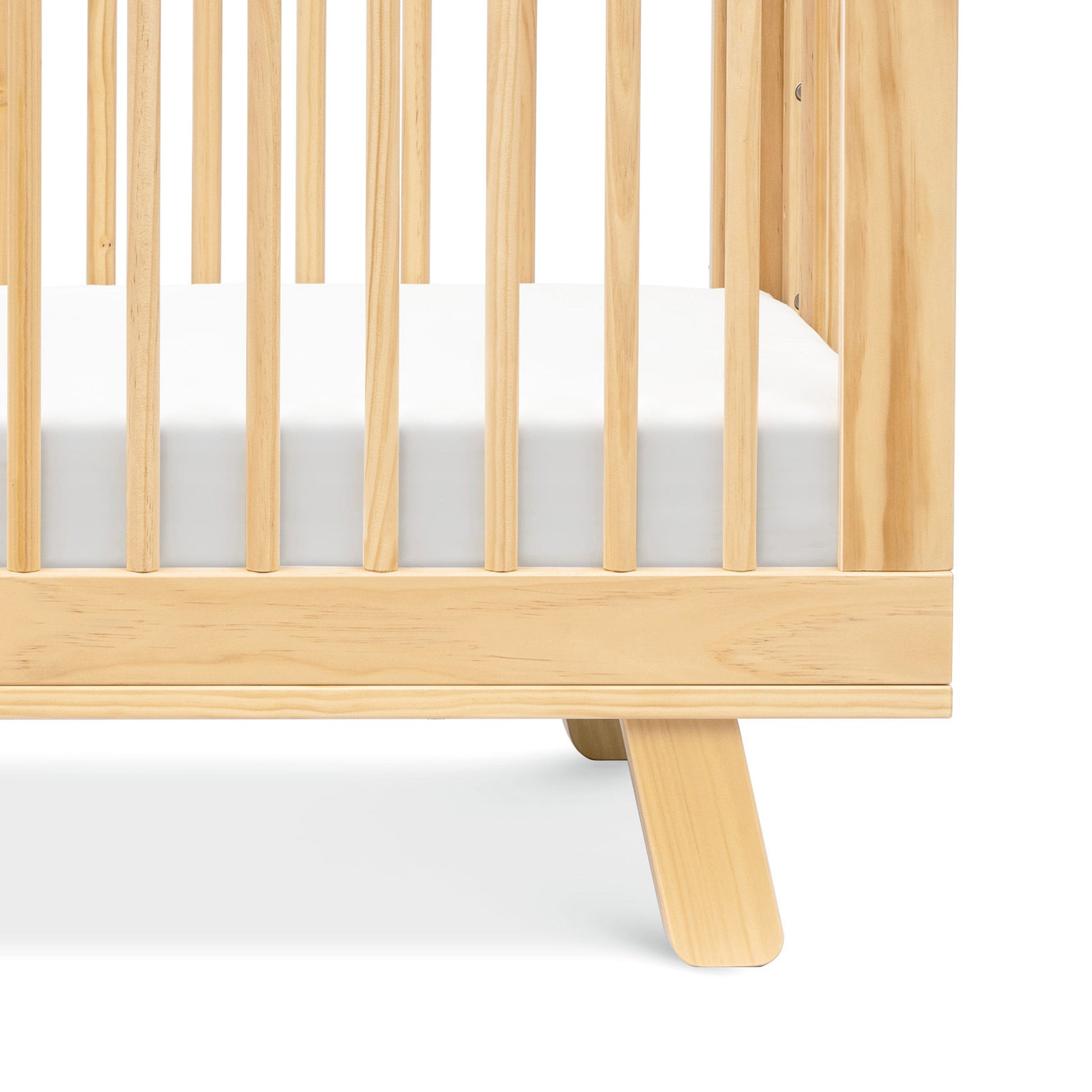 Babyletto Cribs Washed Natural Babyletto Hudson 3-in-1 Convertible Crib with Toddler Bed Conversion Kit