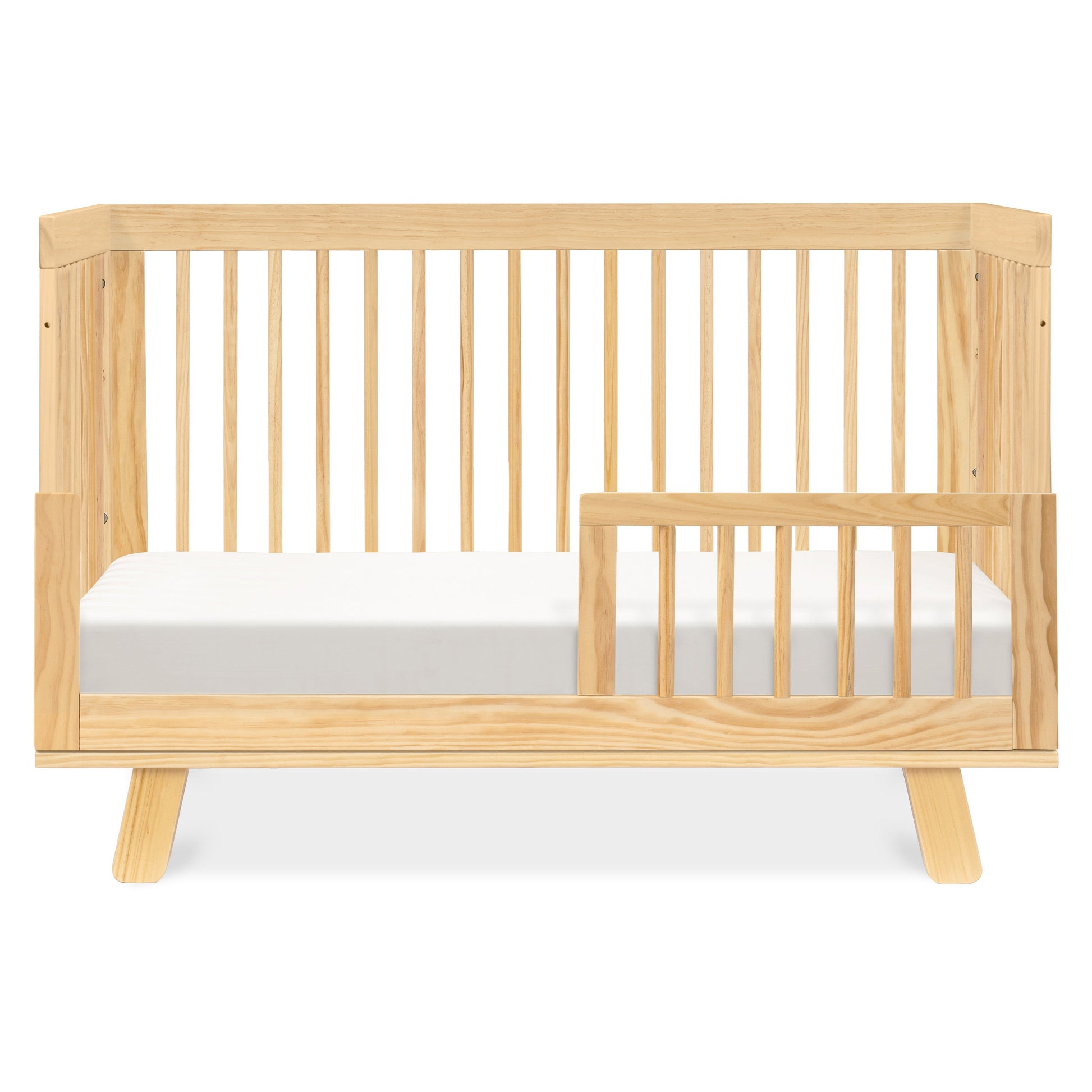 Babyletto Cribs Washed Natural Babyletto Hudson 3-in-1 Convertible Crib with Toddler Bed Conversion Kit