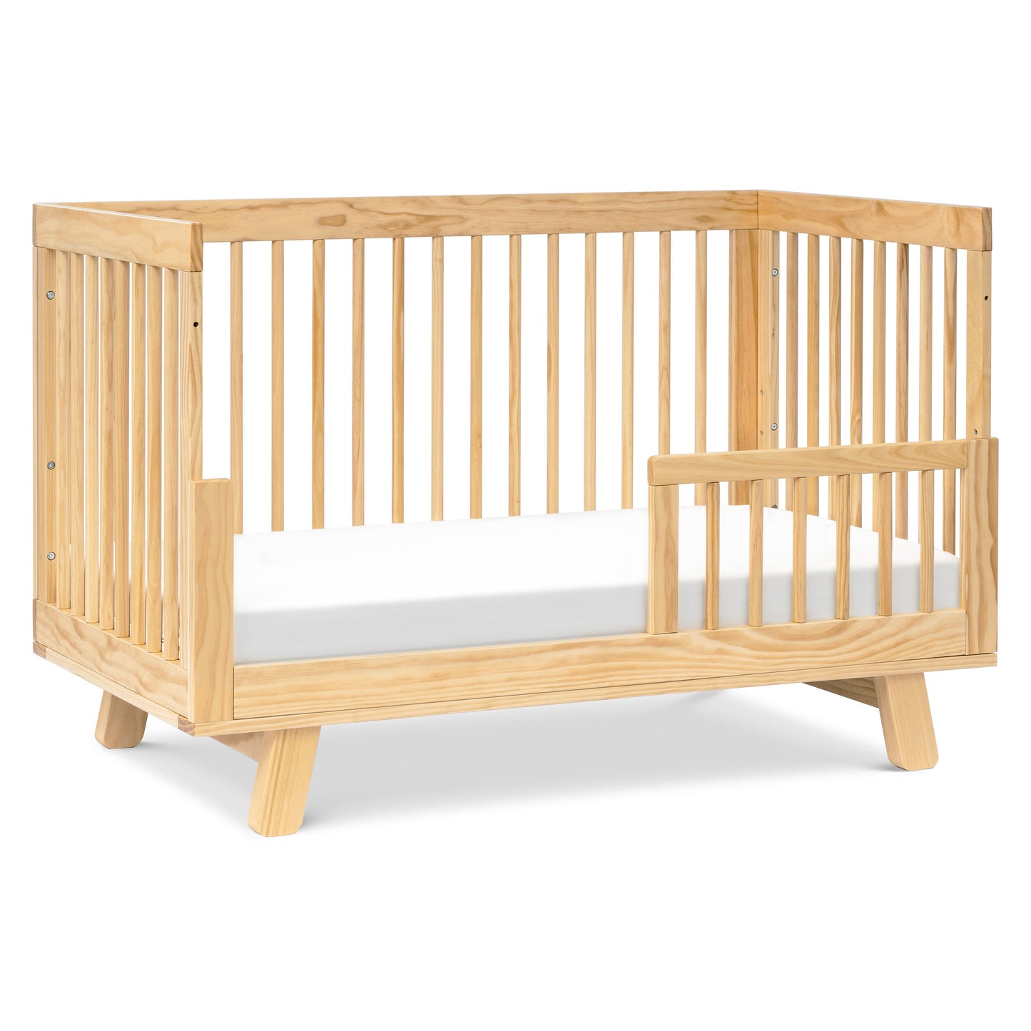 Babyletto Cribs Washed Natural Babyletto Hudson 3-in-1 Convertible Crib with Toddler Bed Conversion Kit