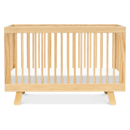 Babyletto Cribs Washed Natural Babyletto Hudson 3-in-1 Convertible Crib with Toddler Bed Conversion Kit