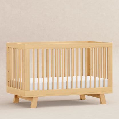 Babyletto Cribs Washed Natural Babyletto Hudson 3-in-1 Convertible Crib with Toddler Bed Conversion Kit