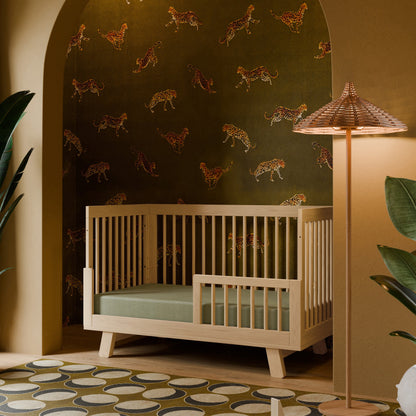 Babyletto Cribs Washed Natural Babyletto Hudson 3-in-1 Convertible Crib with Toddler Bed Conversion Kit