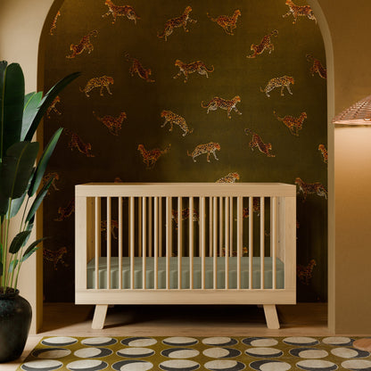 Babyletto Cribs Washed Natural Babyletto Hudson 3-in-1 Convertible Crib with Toddler Bed Conversion Kit