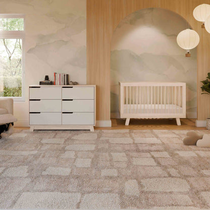 Babyletto Cribs Washed Natural Babyletto Hudson 3-in-1 Convertible Crib with Toddler Bed Conversion Kit