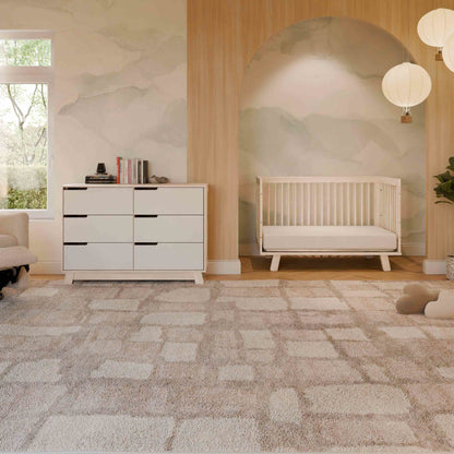 Babyletto Cribs Washed Natural Babyletto Hudson 3-in-1 Convertible Crib with Toddler Bed Conversion Kit