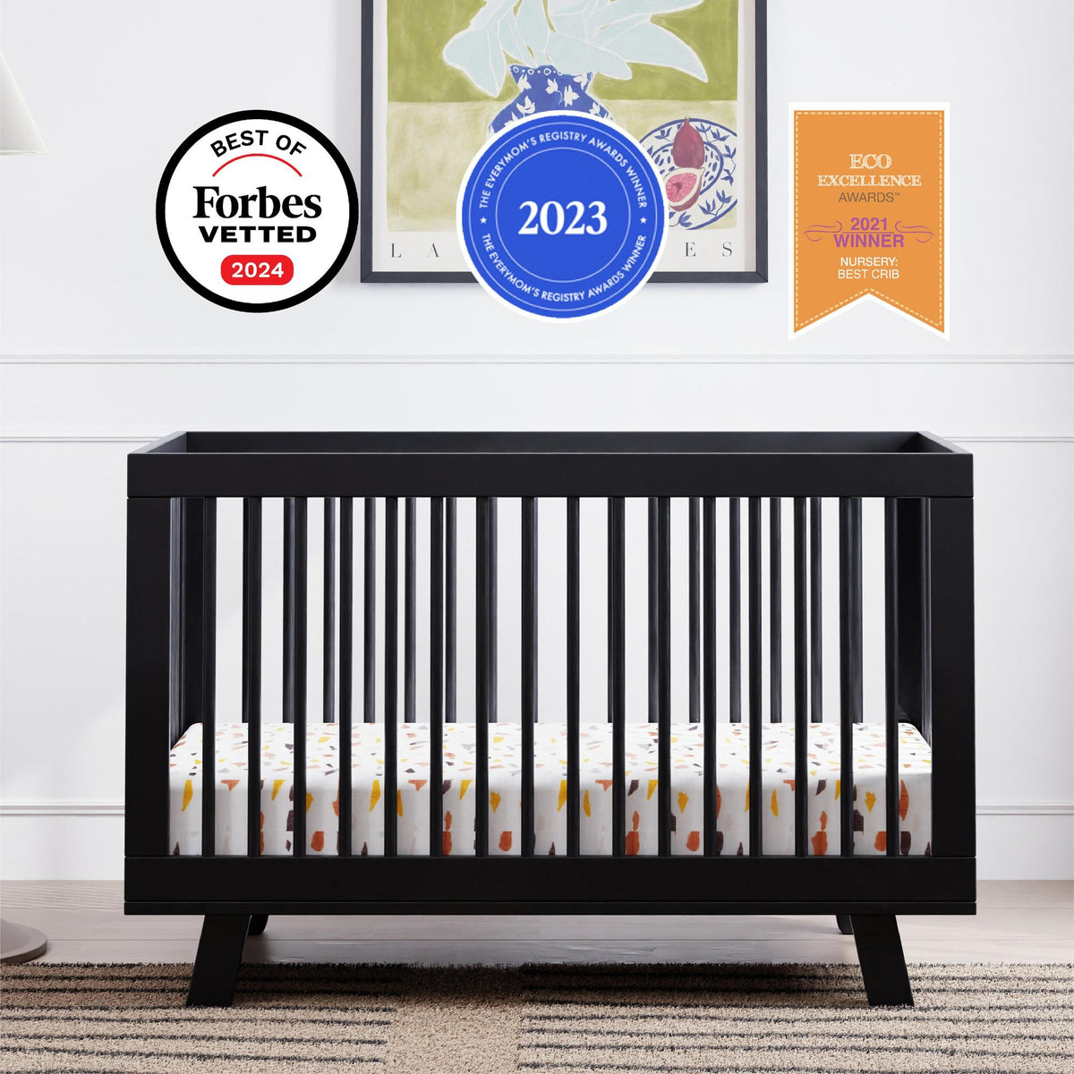 BabylettoBabyletto Hudson 3-in-1 Convertible Crib with Toddler Bed Conversion KitBabysupermarket