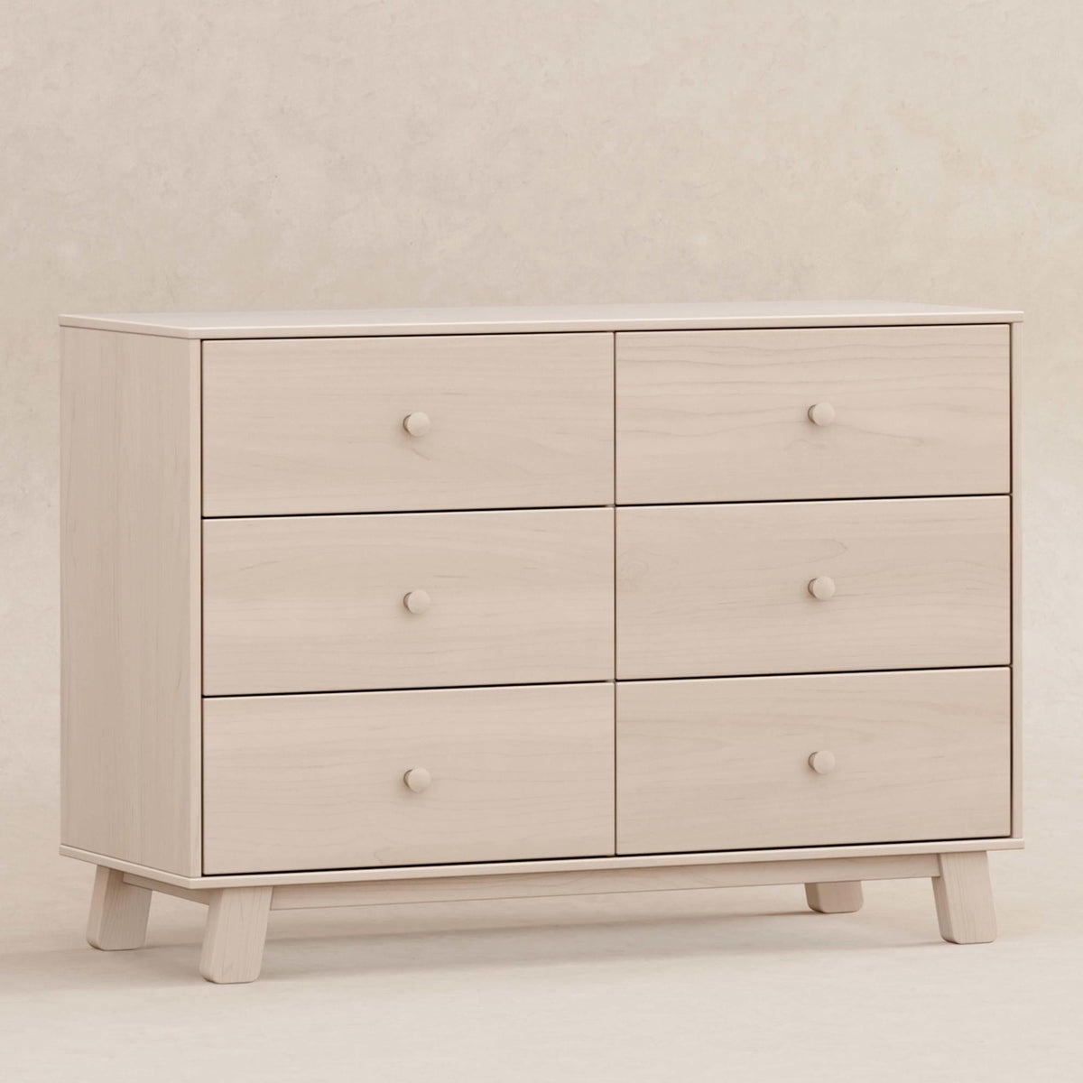 Babyletto Dressers Babyletto Hudson Modern 6-Drawer Double Dresser
