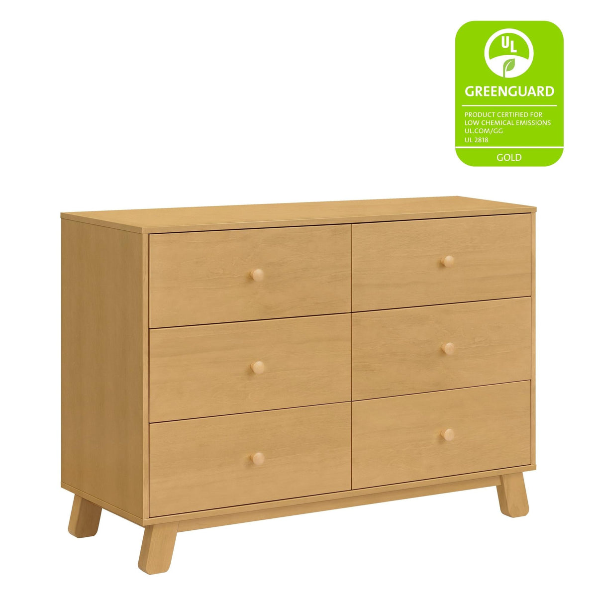 Babyletto Dressers Babyletto Hudson Modern 6-Drawer Double Dresser