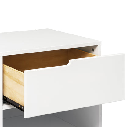 Babyletto Nightstands Washed Natural / White Babyletto Hudson Nightstand with USB Port