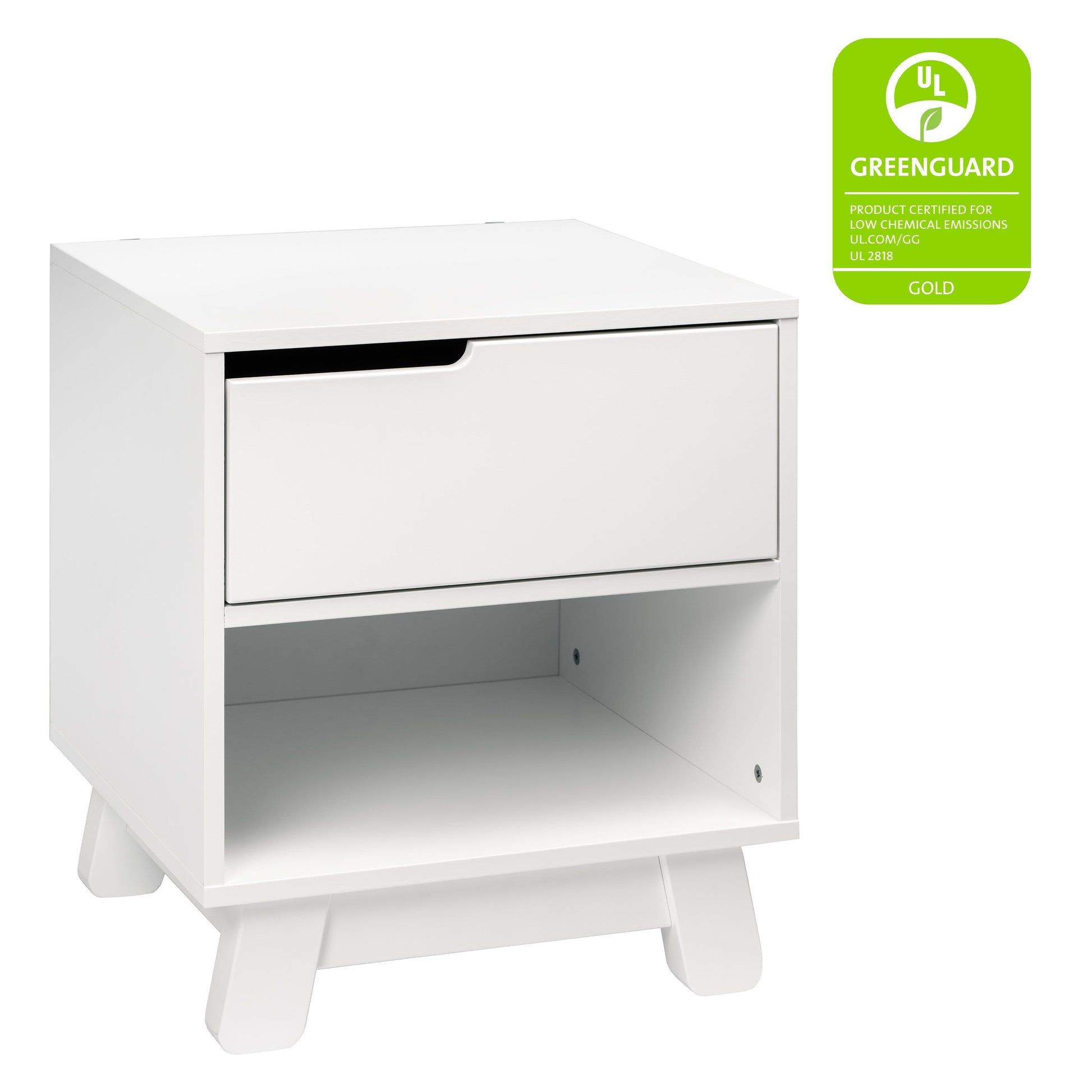 Babyletto Nightstands Washed Natural / White Babyletto Hudson Nightstand with USB Port