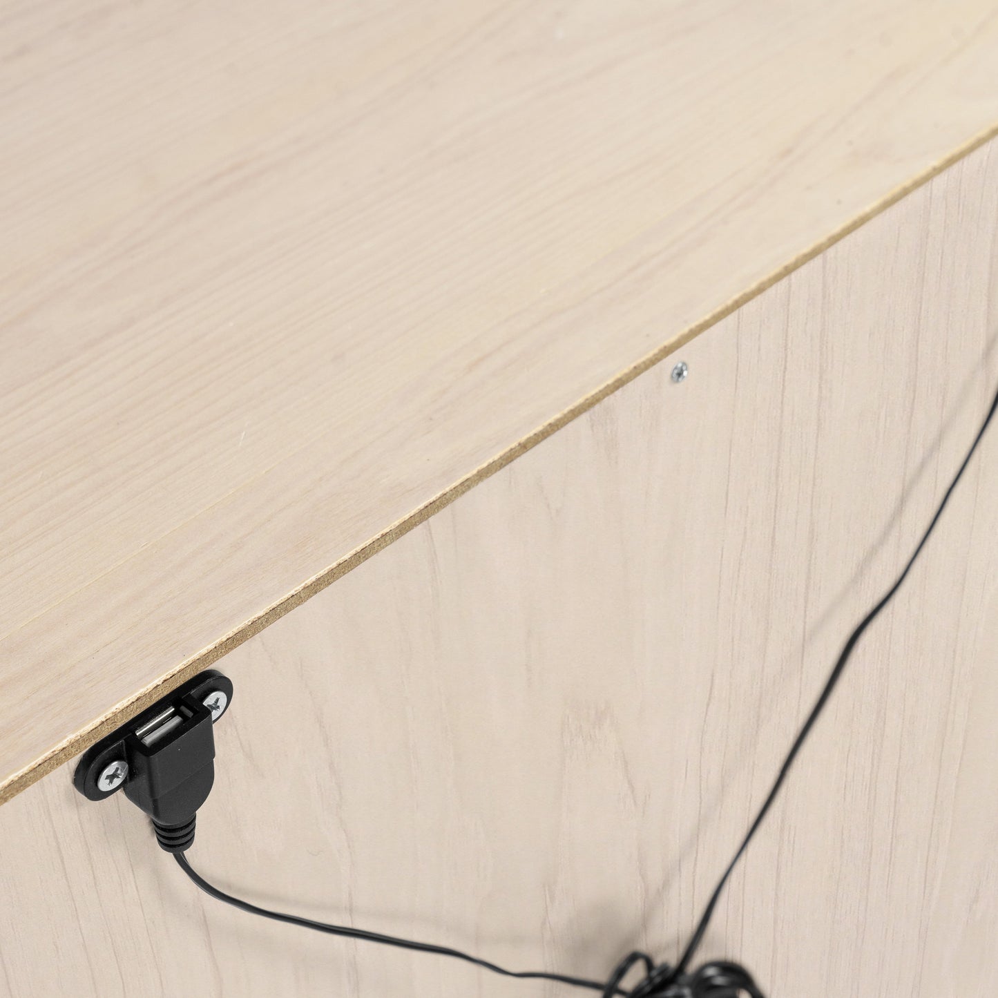 Babyletto Nightstands Washed Natural / White Babyletto Hudson Nightstand with USB Port