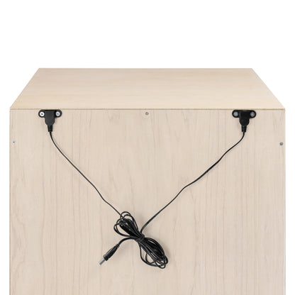 Babyletto Nightstands Washed Natural / White Babyletto Hudson Nightstand with USB Port