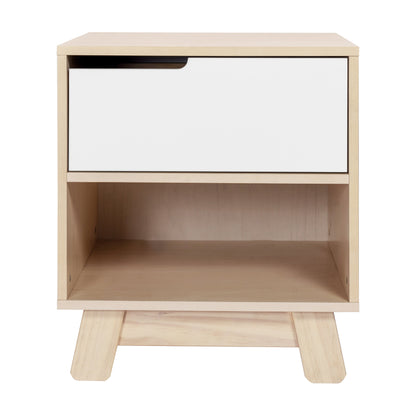 Babyletto Nightstands Washed Natural / White Babyletto Hudson Nightstand with USB Port