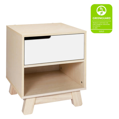 Babyletto Nightstands Washed Natural / White Babyletto Hudson Nightstand with USB Port