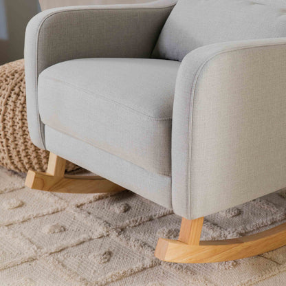 Babyletto Gliders & Rockers Performance Dijon Eco-Twill Babyletto Kai Rocker in Eco-Performance Fabric | Water Repellent & Stain Resistant