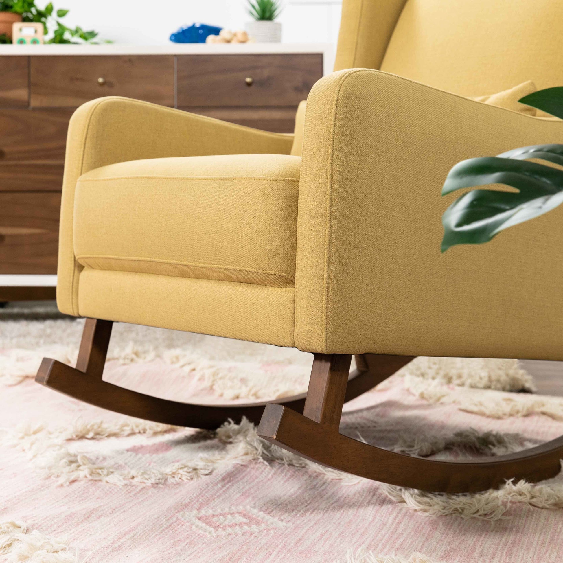 Babyletto Gliders & Rockers Performance Dijon Eco-Twill Babyletto Kai Rocker in Eco-Performance Fabric | Water Repellent & Stain Resistant