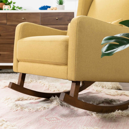 Babyletto Gliders & Rockers Performance Dijon Eco-Twill Babyletto Kai Rocker in Eco-Performance Fabric | Water Repellent & Stain Resistant