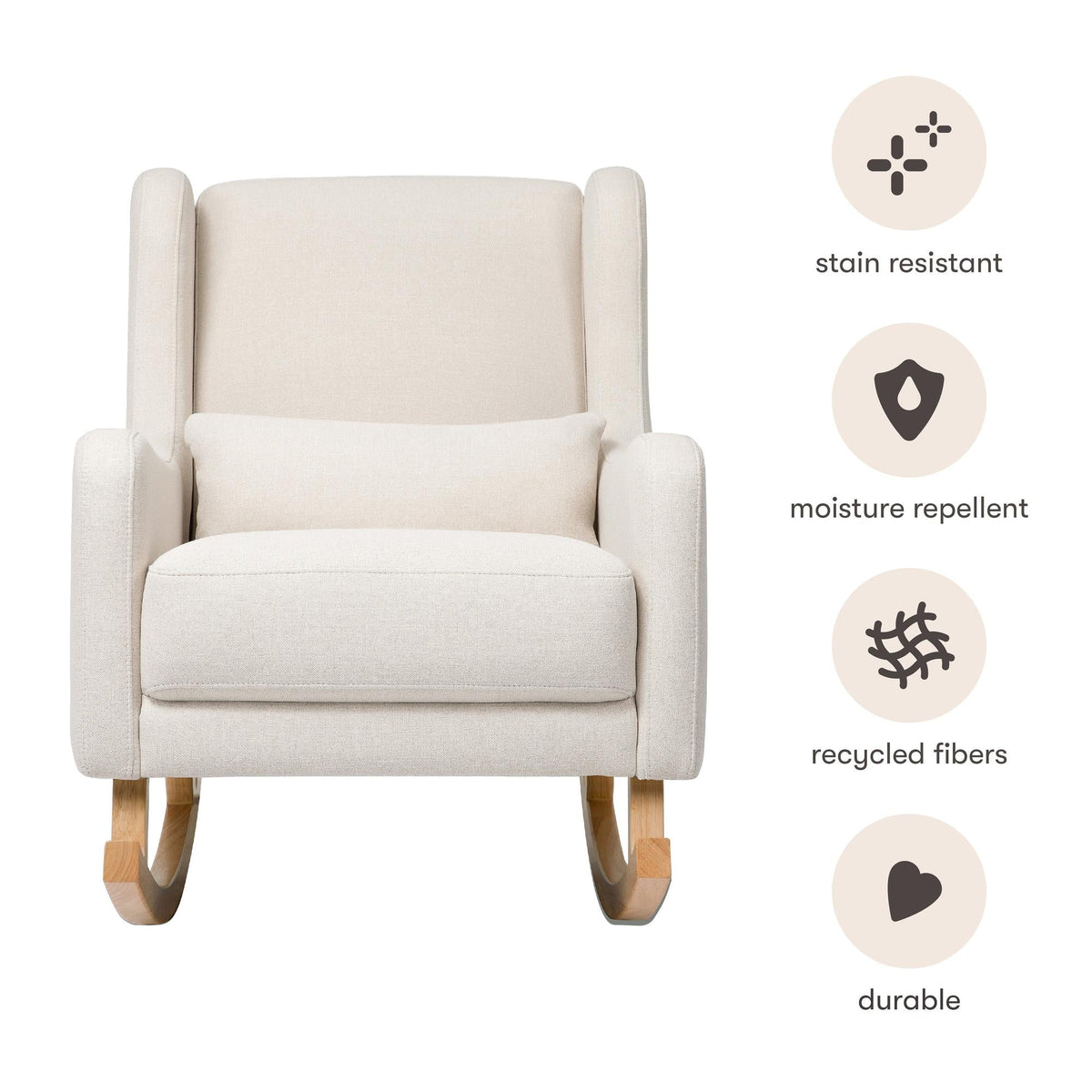 Babyletto Gliders & Rockers Babyletto Kai Rocker in Eco-Performance Fabric | Water Repellent & Stain Resistant