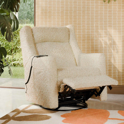 Babyletto Gliders & Rockers Babyletto Kiwi Deluxe Power Recliner & Swivel Glider with Heat and Massage