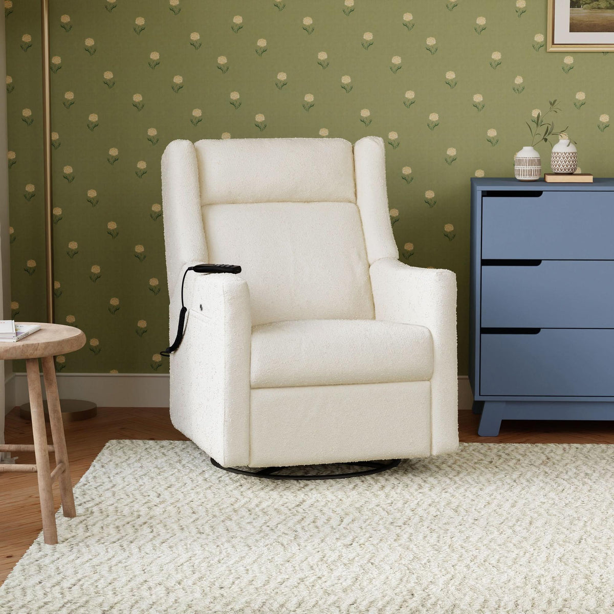 BabylettoBabyletto Kiwi Deluxe Power Recliner & Swivel Glider with Heat and MassageBabysupermarket