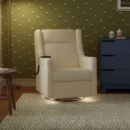 BabylettoBabyletto Kiwi Deluxe Power Recliner & Swivel Glider with Heat and MassageBabysupermarket