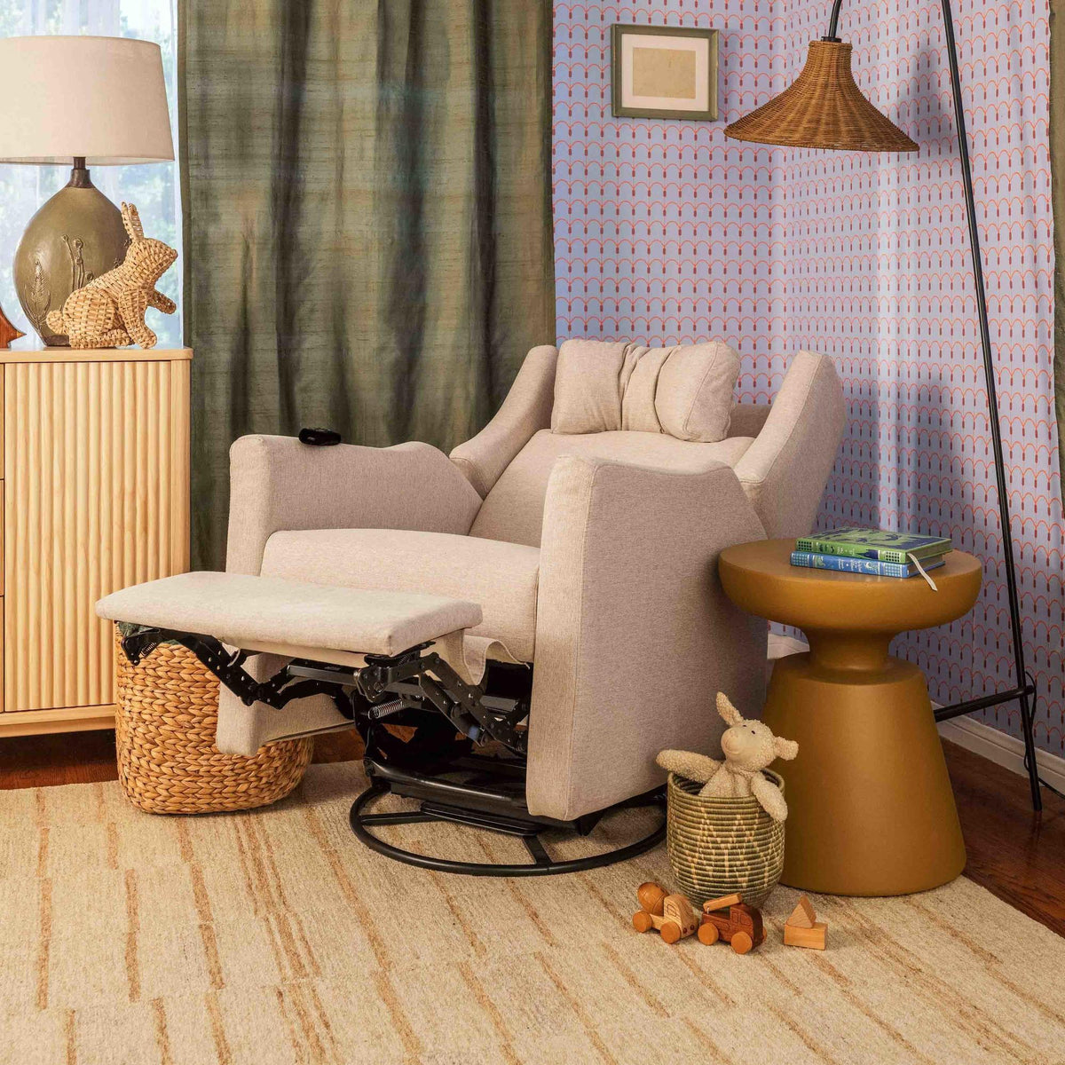 BabylettoBabyletto Kiwi Deluxe Power Recliner & Swivel Glider with Heat and MassageBabysupermarket