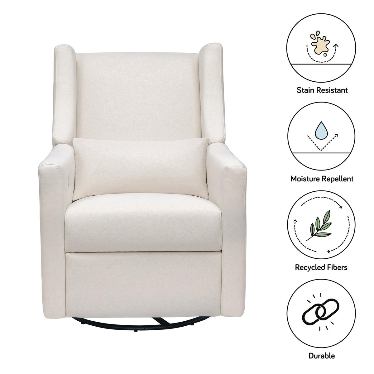 BabylettoBabyletto Kiwi Electronic Recliner and Swivel Glider with USB portBabysupermarket