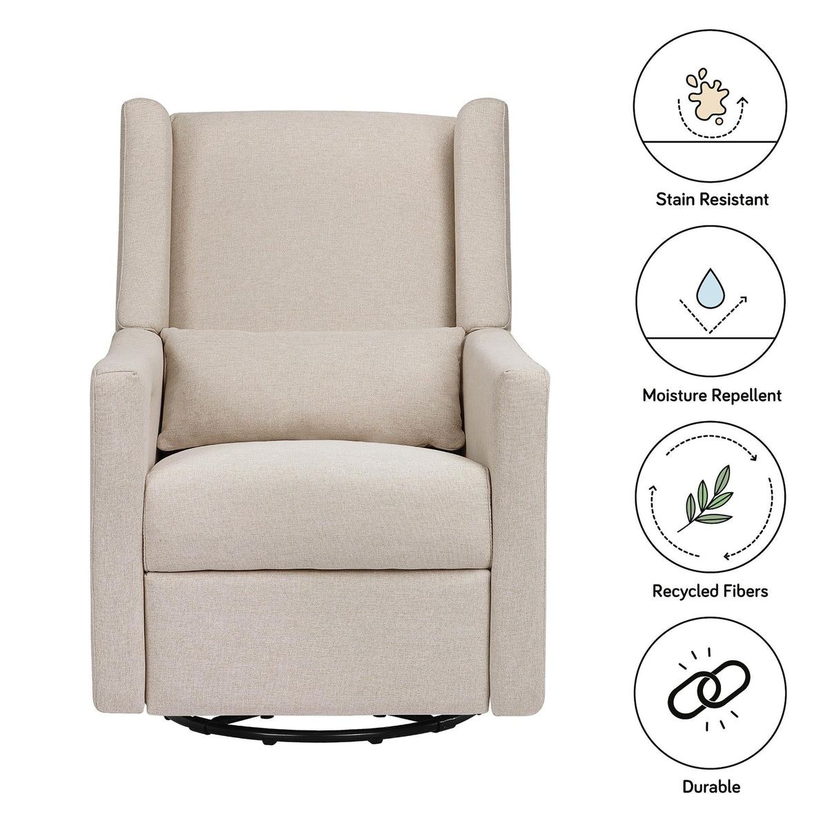 BabylettoBabyletto Kiwi Electronic Recliner and Swivel Glider with USB portBabysupermarket