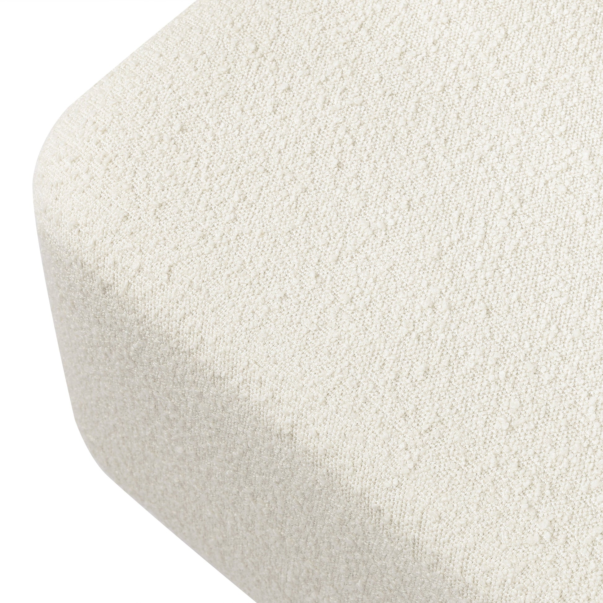 Babyletto Ottomans Performance Grey Eco-Weave with Light Wood Base Babyletto Kiwi Gliding Ottoman