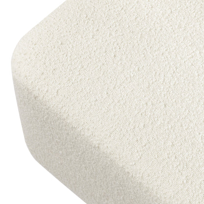 Babyletto Ottomans Performance Grey Eco-Weave with Light Wood Base Babyletto Kiwi Gliding Ottoman