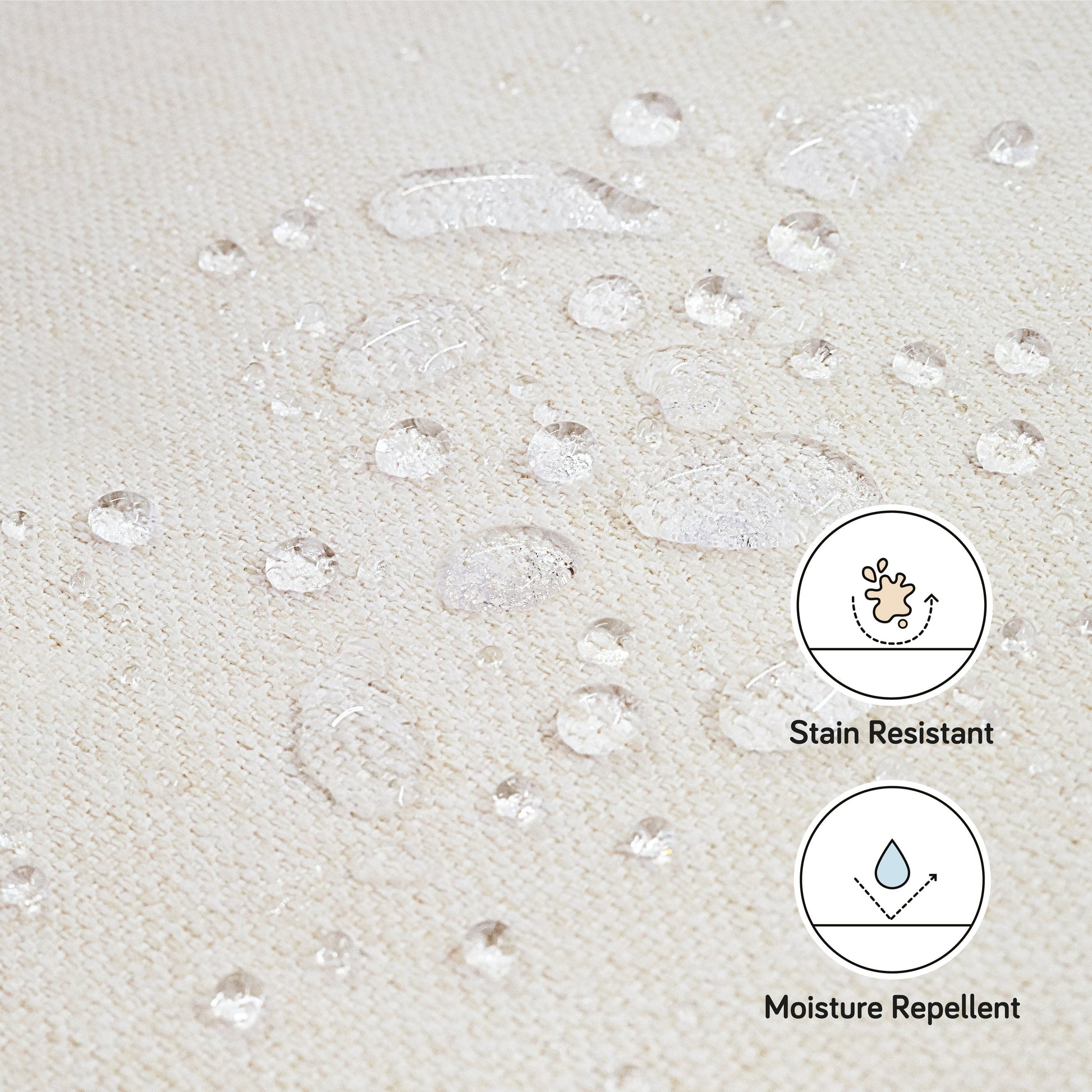 Babyletto Ottomans Performance Grey Eco-Weave with Light Wood Base Babyletto Kiwi Gliding Ottoman