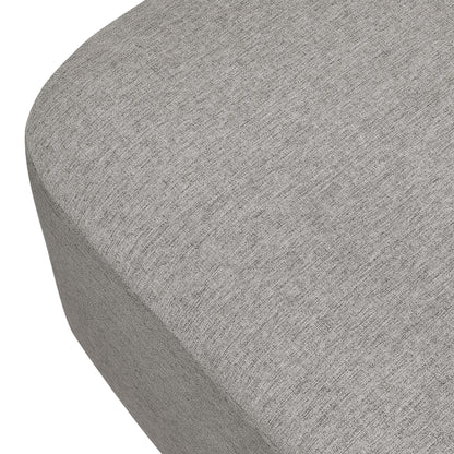 Babyletto Ottomans Performance Grey Eco-Weave with Light Wood Base Babyletto Kiwi Gliding Ottoman