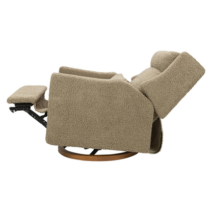 Babyletto Gliders & Rockers Babyletto Kiwi Plus Chair and a Half Power Recliner & Swivel Glider with Power Adjustable Headrest and USB Port