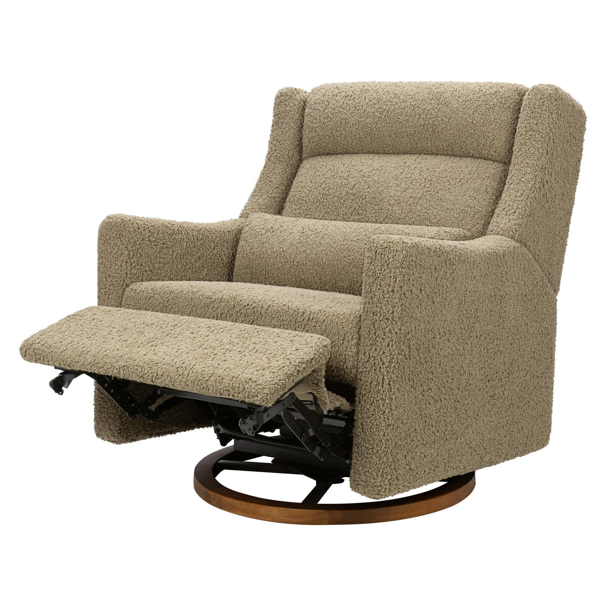 Babyletto Gliders & Rockers Babyletto Kiwi Plus Chair and a Half Power Recliner & Swivel Glider with Power Adjustable Headrest and USB Port