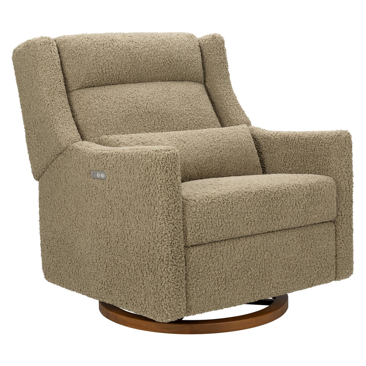 Babyletto Gliders & Rockers Babyletto Kiwi Plus Chair and a Half Power Recliner & Swivel Glider with Power Adjustable Headrest and USB Port