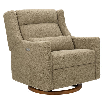 Babyletto Gliders & Rockers Babyletto Kiwi Plus Chair and a Half Power Recliner & Swivel Glider with Power Adjustable Headrest and USB Port