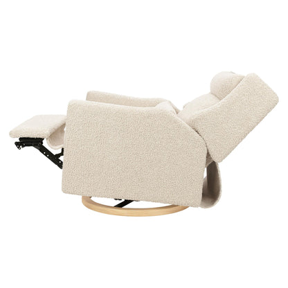 Babyletto Gliders & Rockers Babyletto Kiwi Plus Chair and a Half Power Recliner & Swivel Glider with Power Adjustable Headrest and USB Port