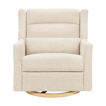 Babyletto Gliders & Rockers Babyletto Kiwi Plus Chair and a Half Power Recliner & Swivel Glider with Power Adjustable Headrest and USB Port