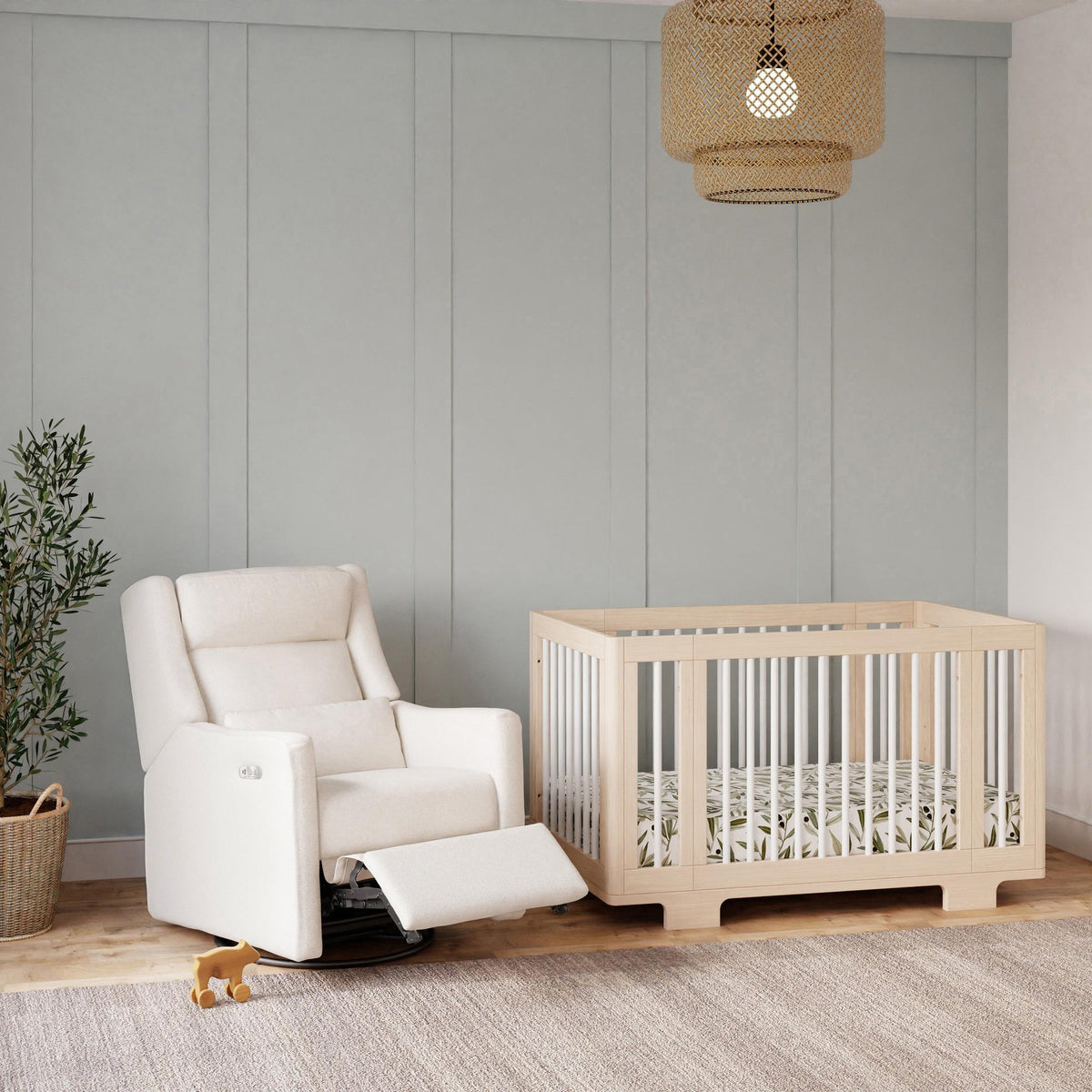 BabylettoBabyletto Kiwi Plus Power Recliner and Swivel Glider with Power Adjustable Headrest and USB PortBabysupermarket