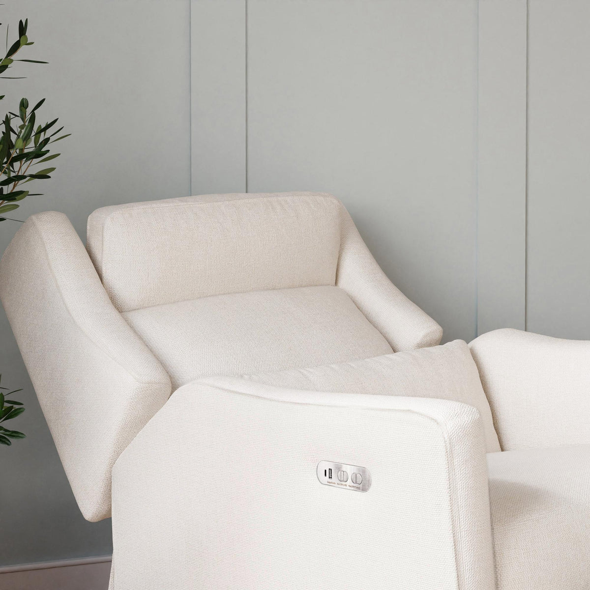 BabylettoBabyletto Kiwi Plus Power Recliner and Swivel Glider with Power Adjustable Headrest and USB PortBabysupermarket