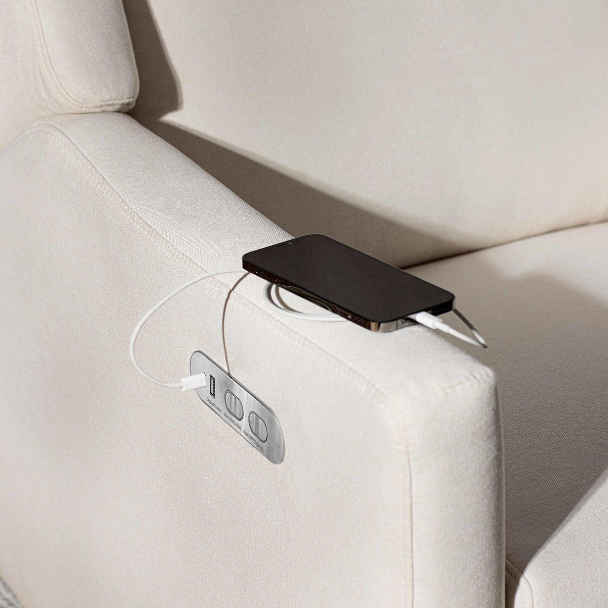 BabylettoBabyletto Kiwi Plus Power Recliner and Swivel Glider with Power Adjustable Headrest and USB PortBabysupermarket