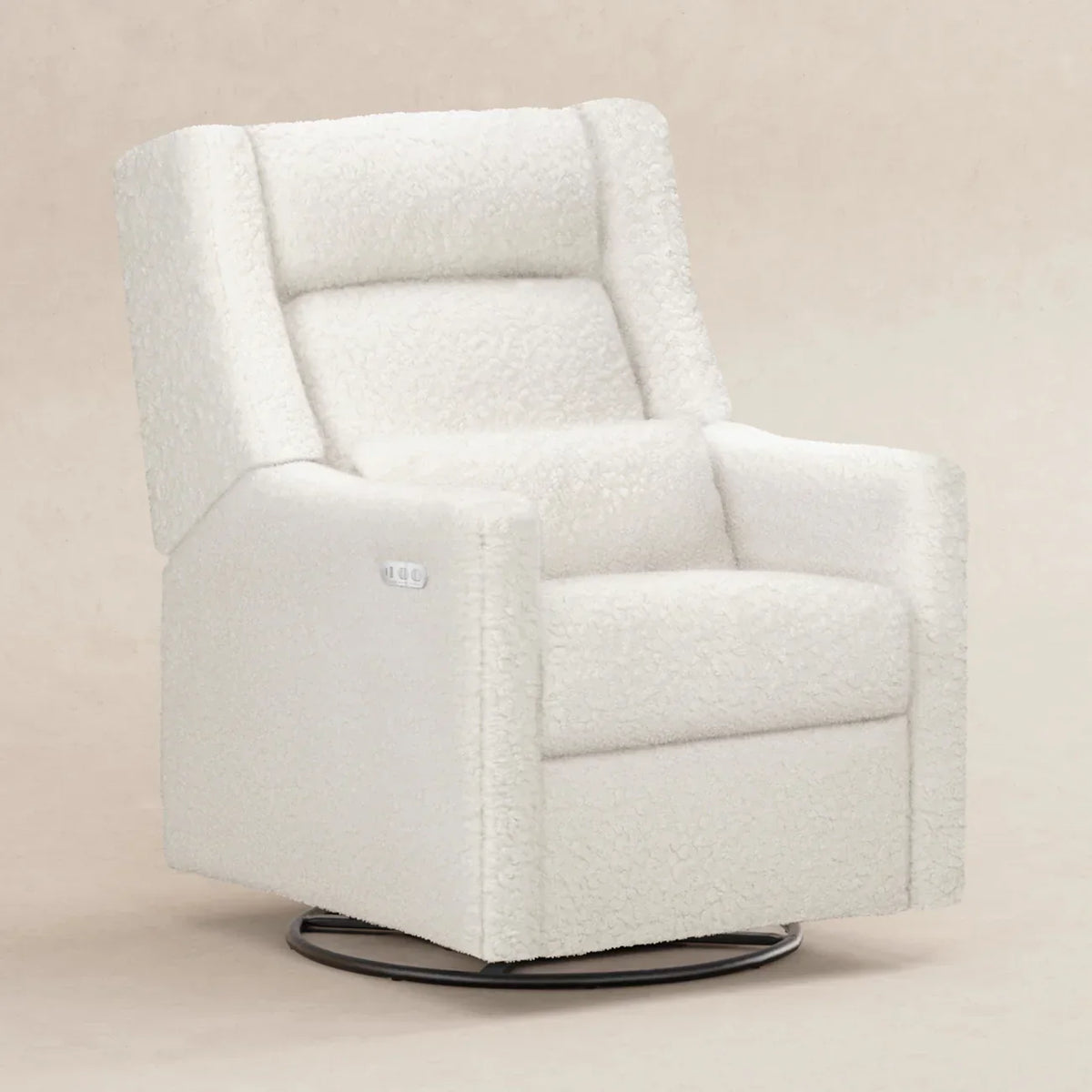 Babyletto Gliders & Rockers Babyletto Kiwi Plus Power Recliner and Swivel Glider with Power Adjustable Headrest and USB Port
