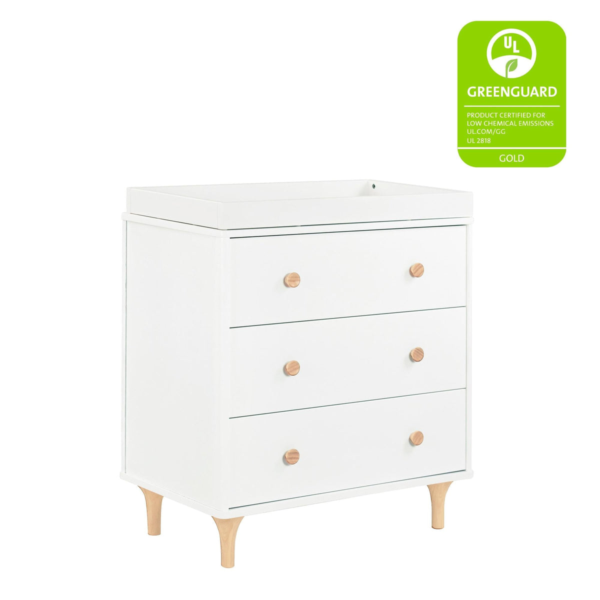BabylettoBabyletto Lolly 3-Drawer Changer Dresser with Removable Changing TrayBabysupermarket