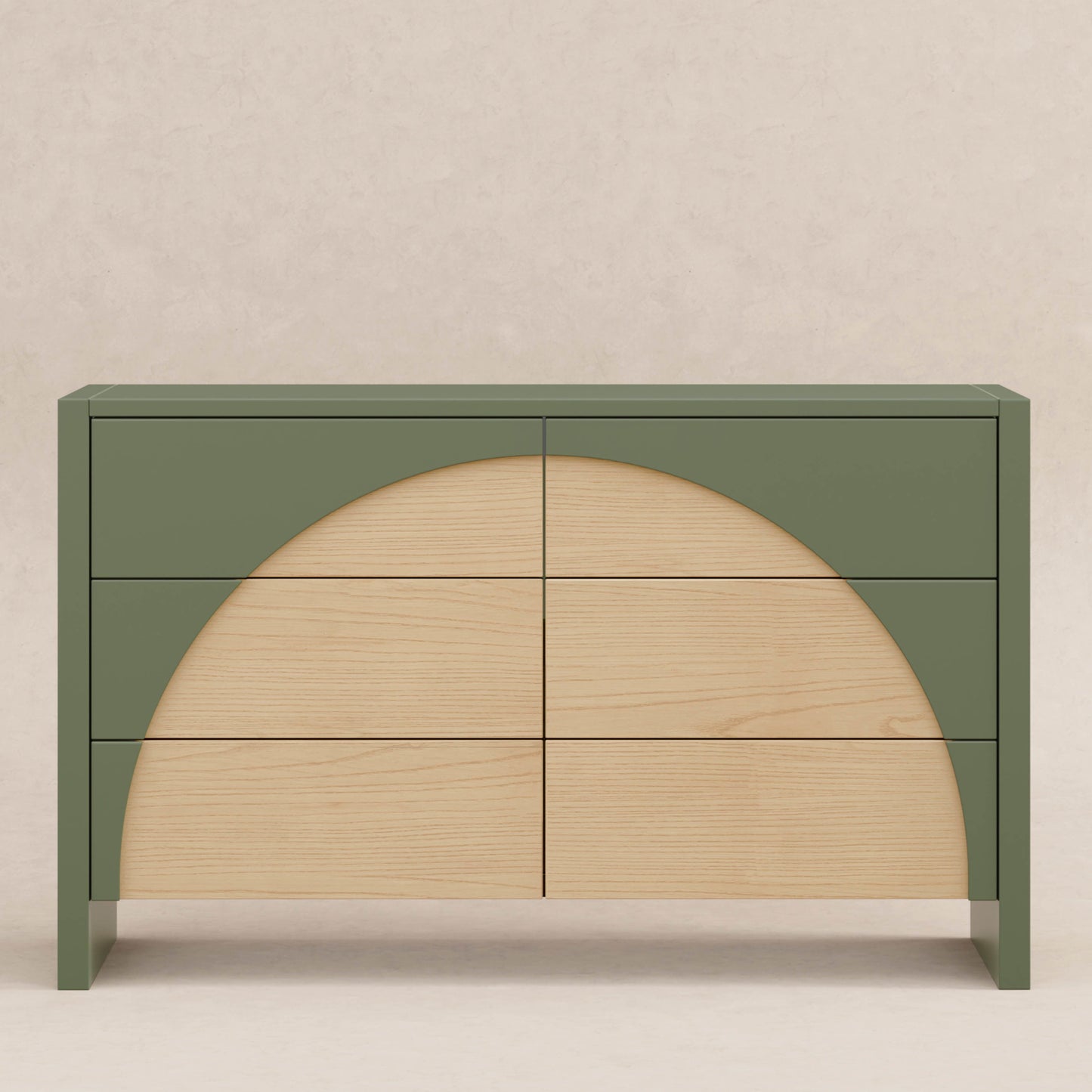 Babyletto Dressers Olive / Ash Babyletto Moab 6-Drawer Dresser