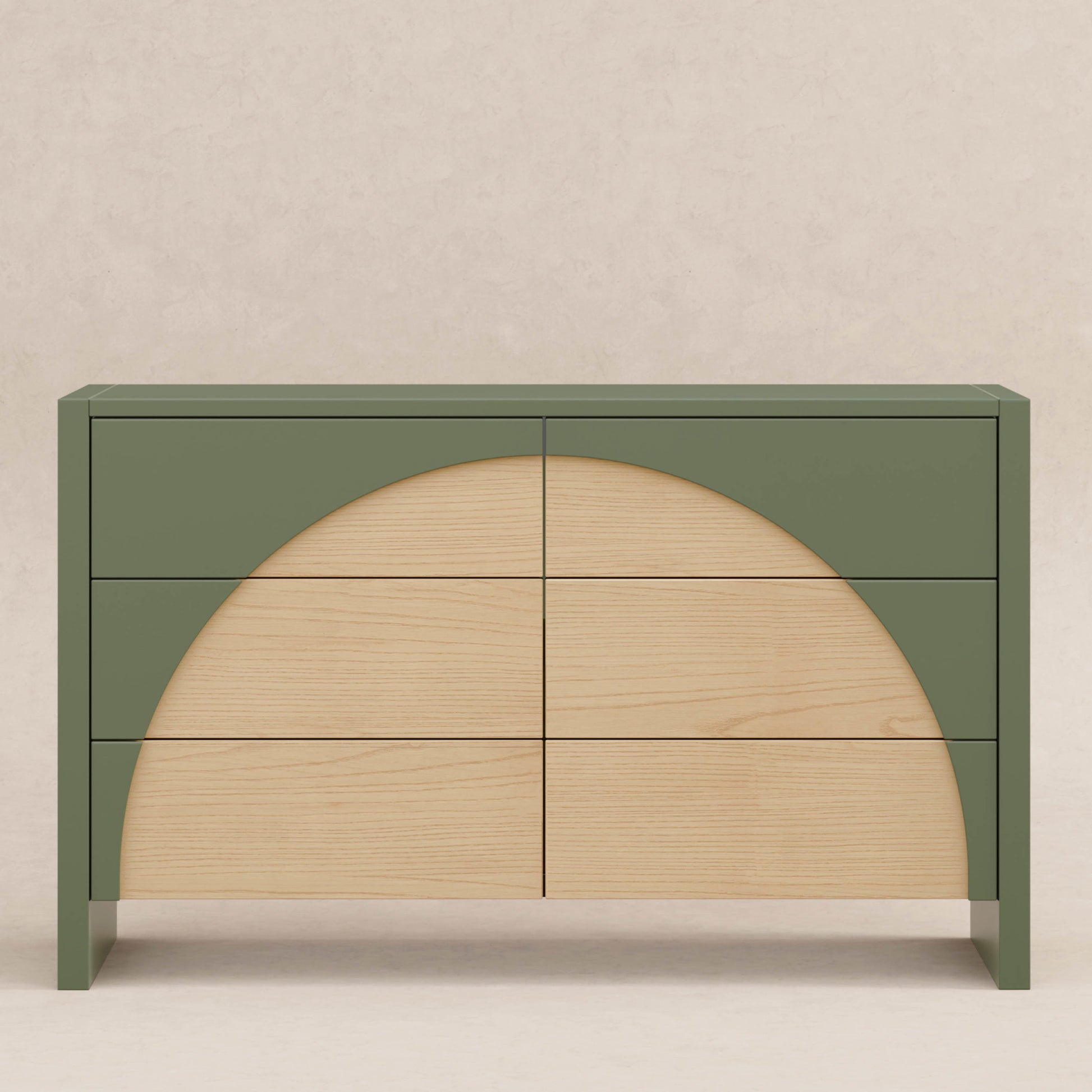 Babyletto Dressers Olive / Ash Babyletto Moab 6-Drawer Dresser