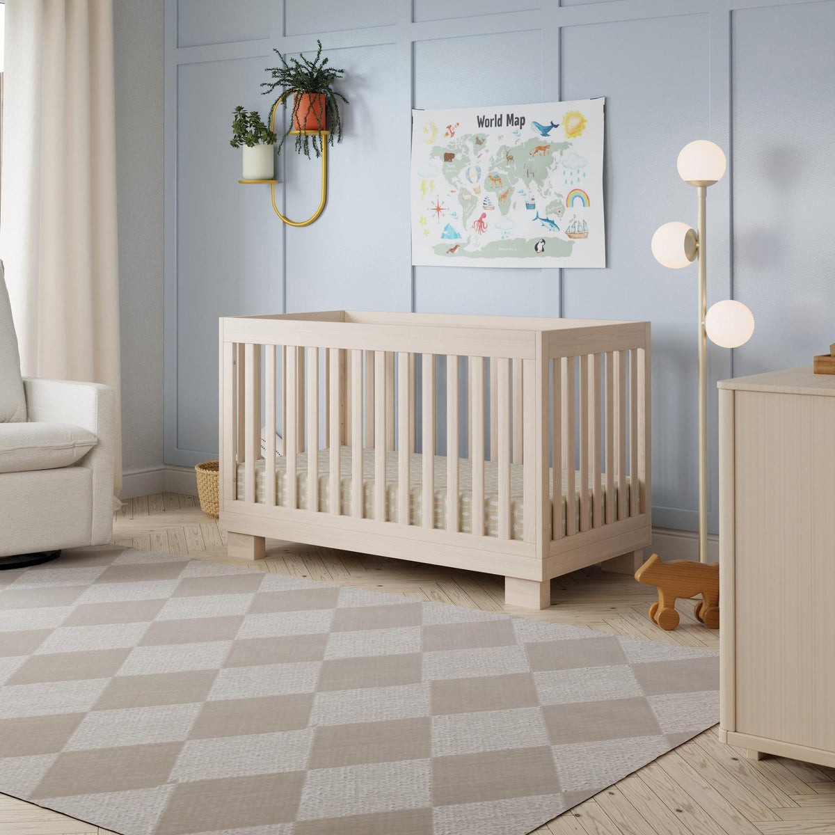 BabylettoBabyletto Modo 3-in-1 Convertible Crib with Toddler Bed Conversion KitBabysupermarket