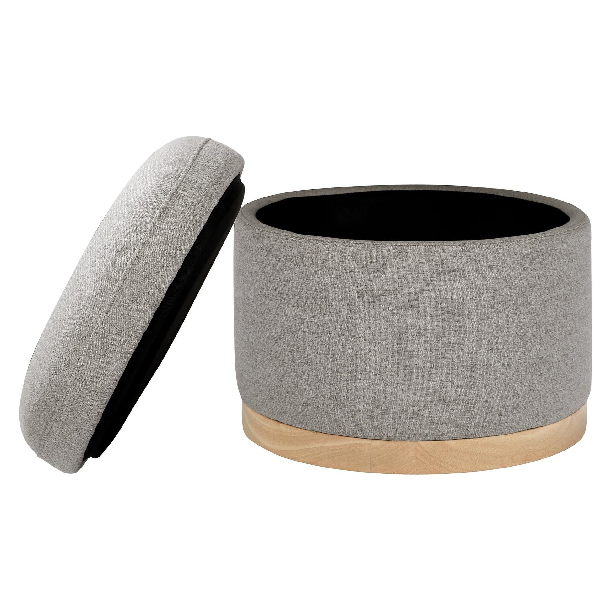 Babyletto Ottomans Babyletto Naka Storage Ottoman in Eco-Performance Fabric | Water Repellent & Stain Resistant